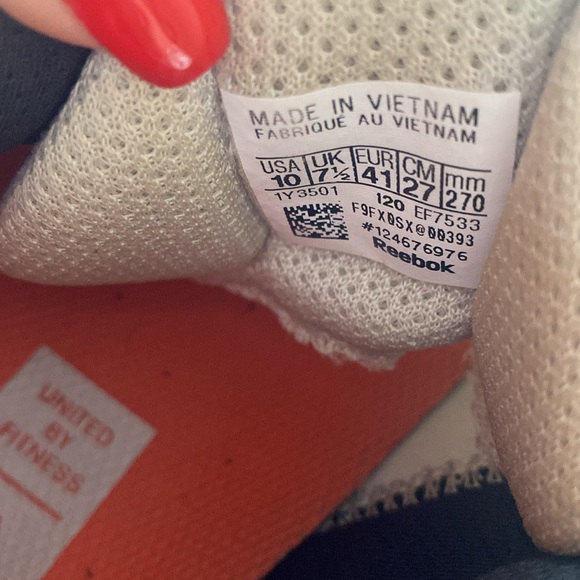 Reebok Nano X peach, white and blue. - Picture 5 of 5